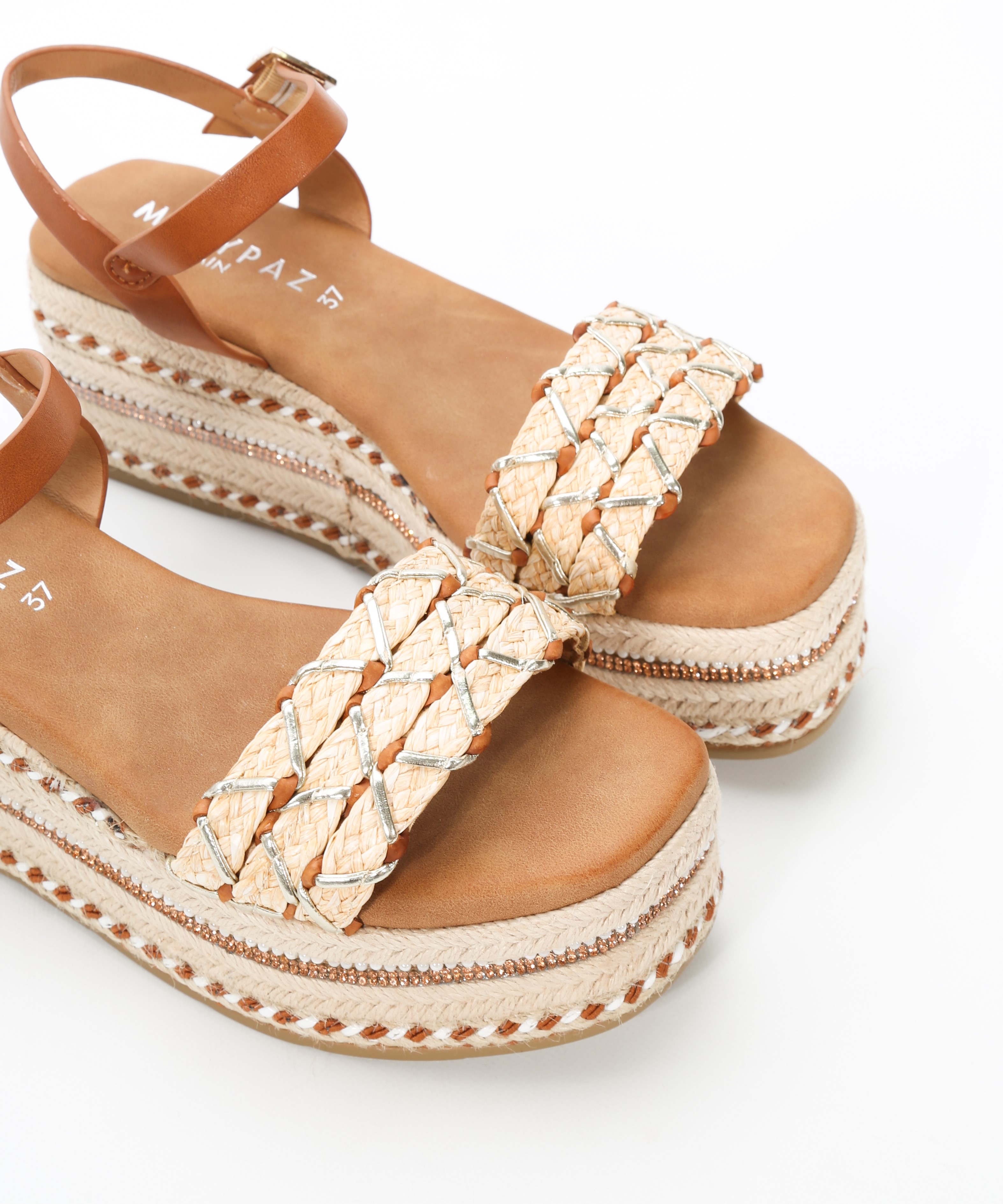 Sandalias plataformas combinadas image number null